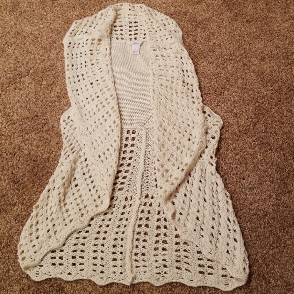 Cream Candies Sweater Vest